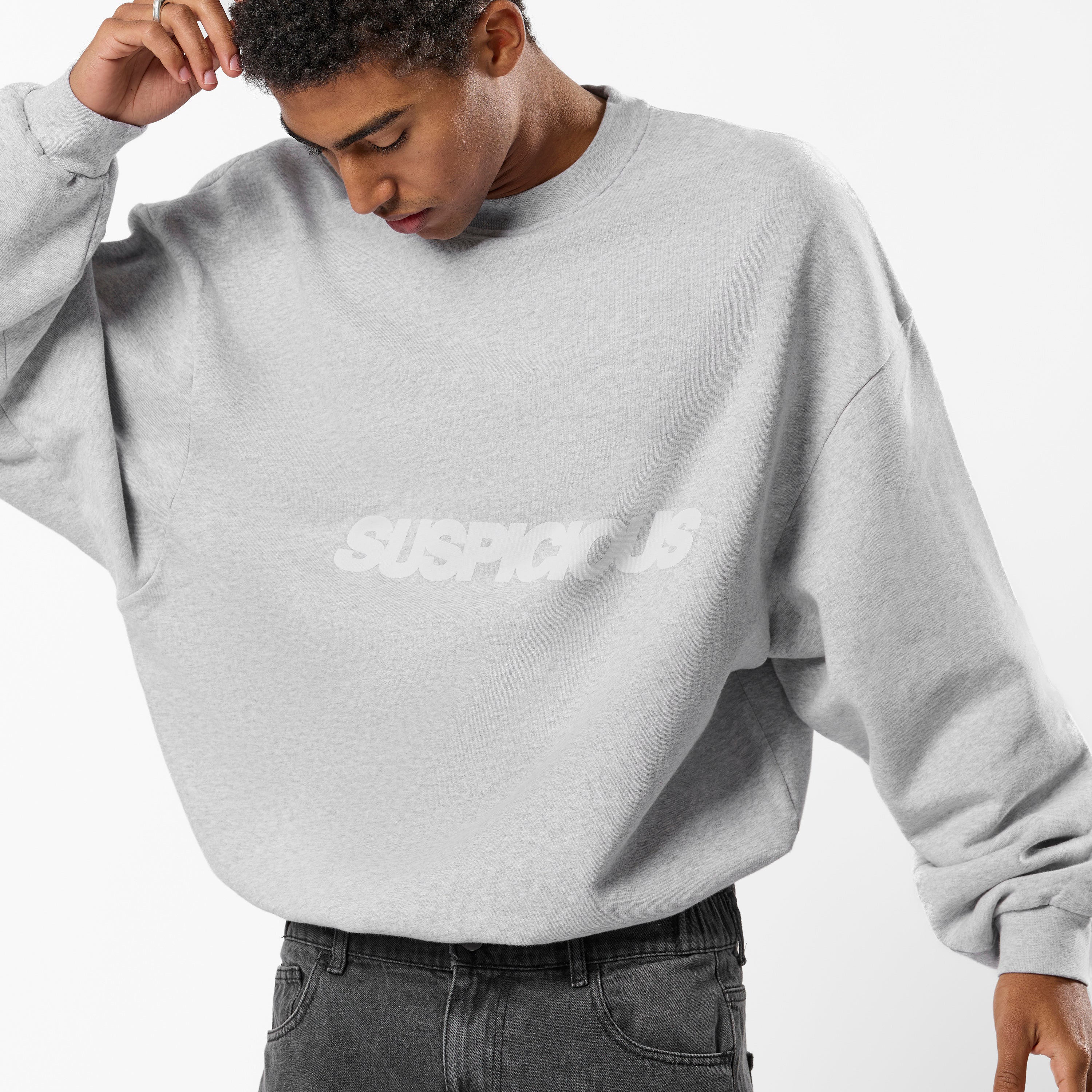 PL / Slanted Crewneck - Neutral Heather - Image 8
