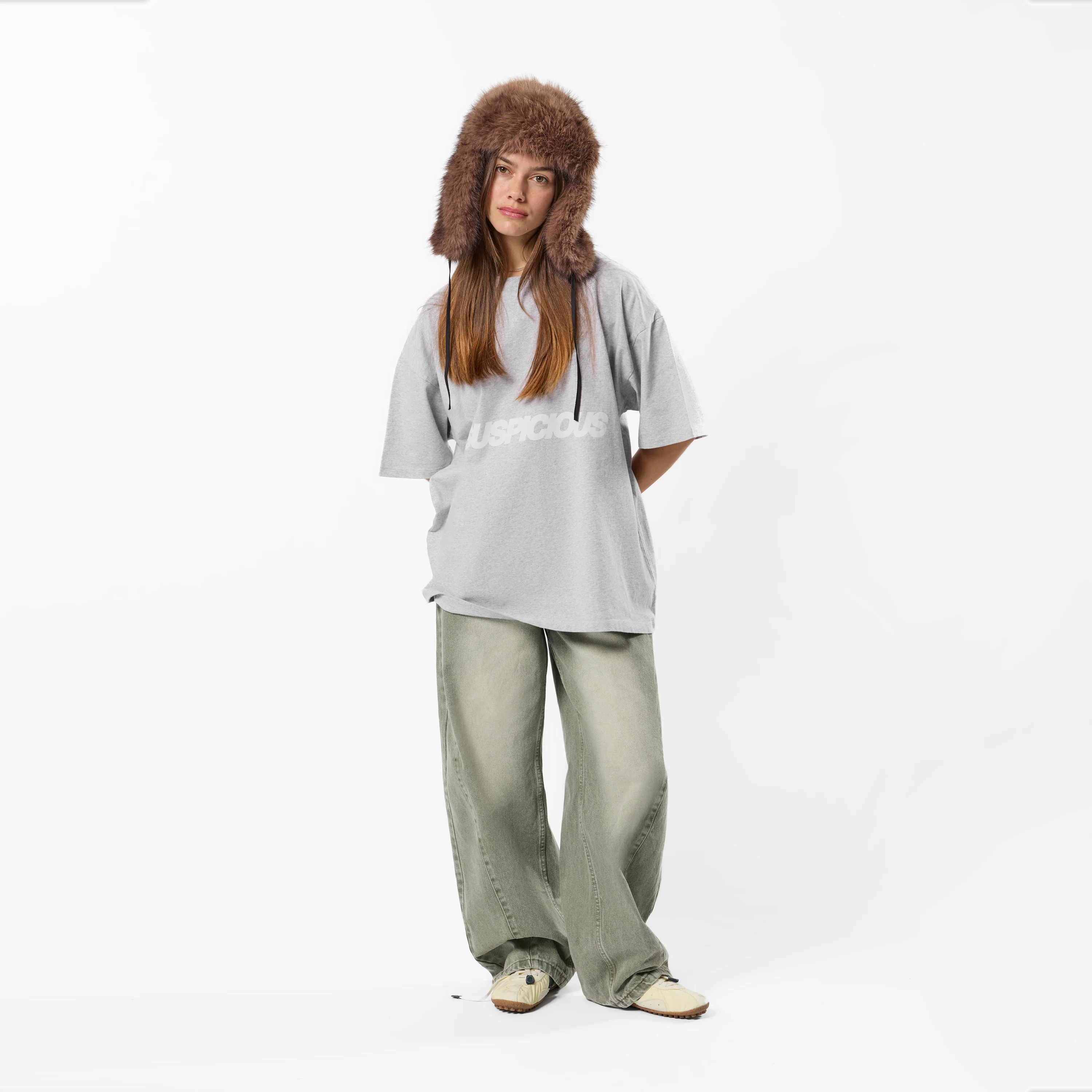 PL / Slanted Tee - Neutral Heather - Image 6