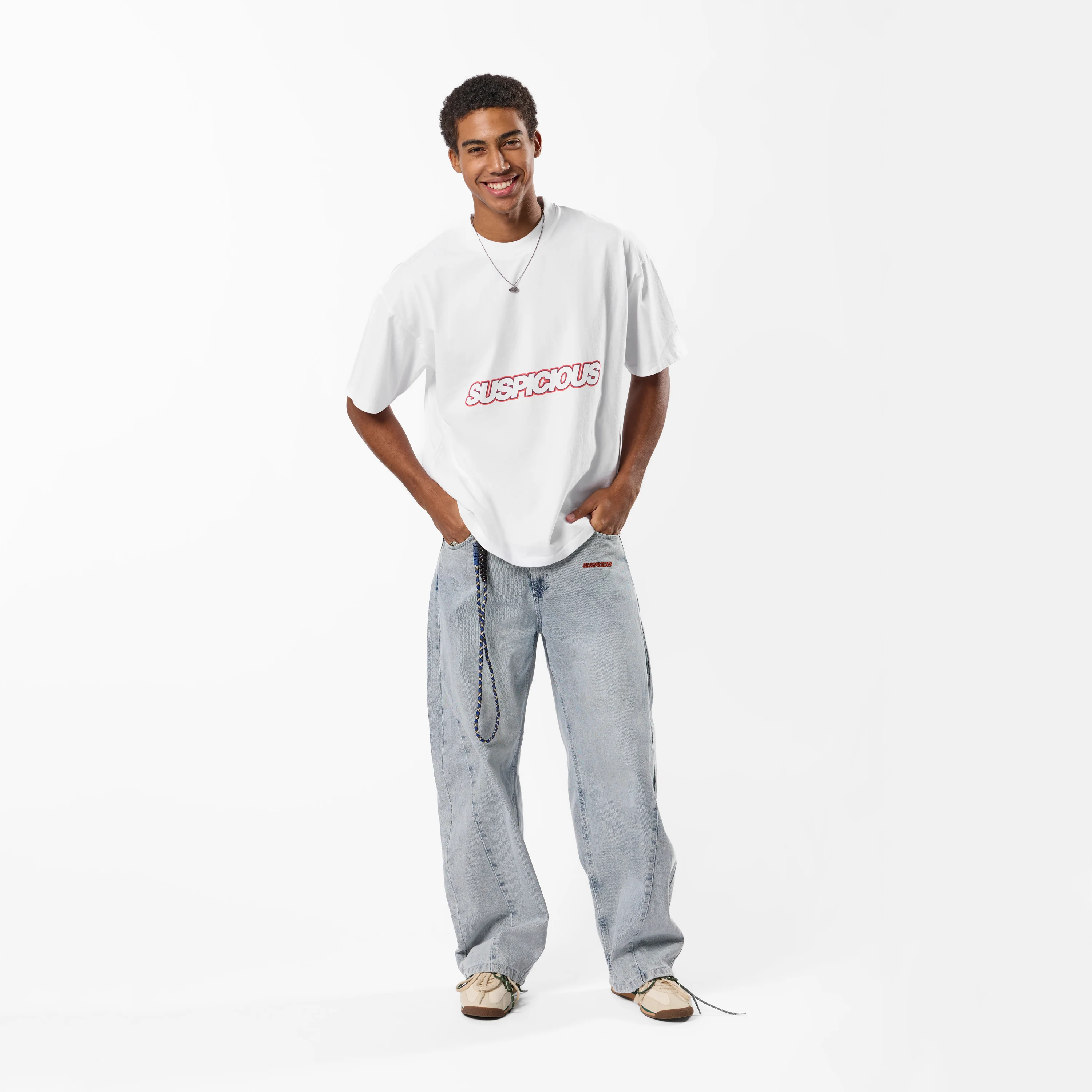 PL / Slanted Tee - White - Image 3