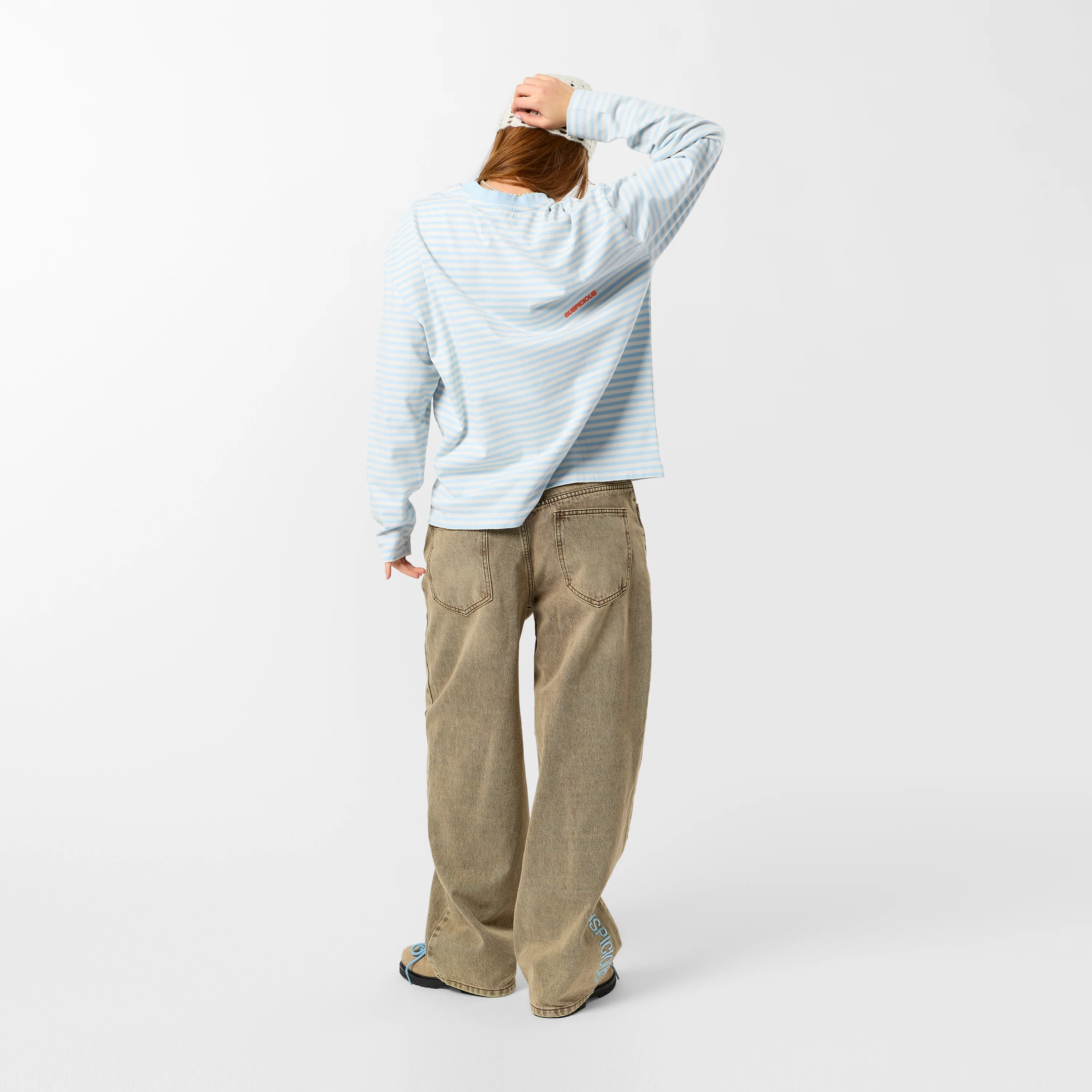 PL / Solid Striped Longsleeve - Celestial Blue - Image 5