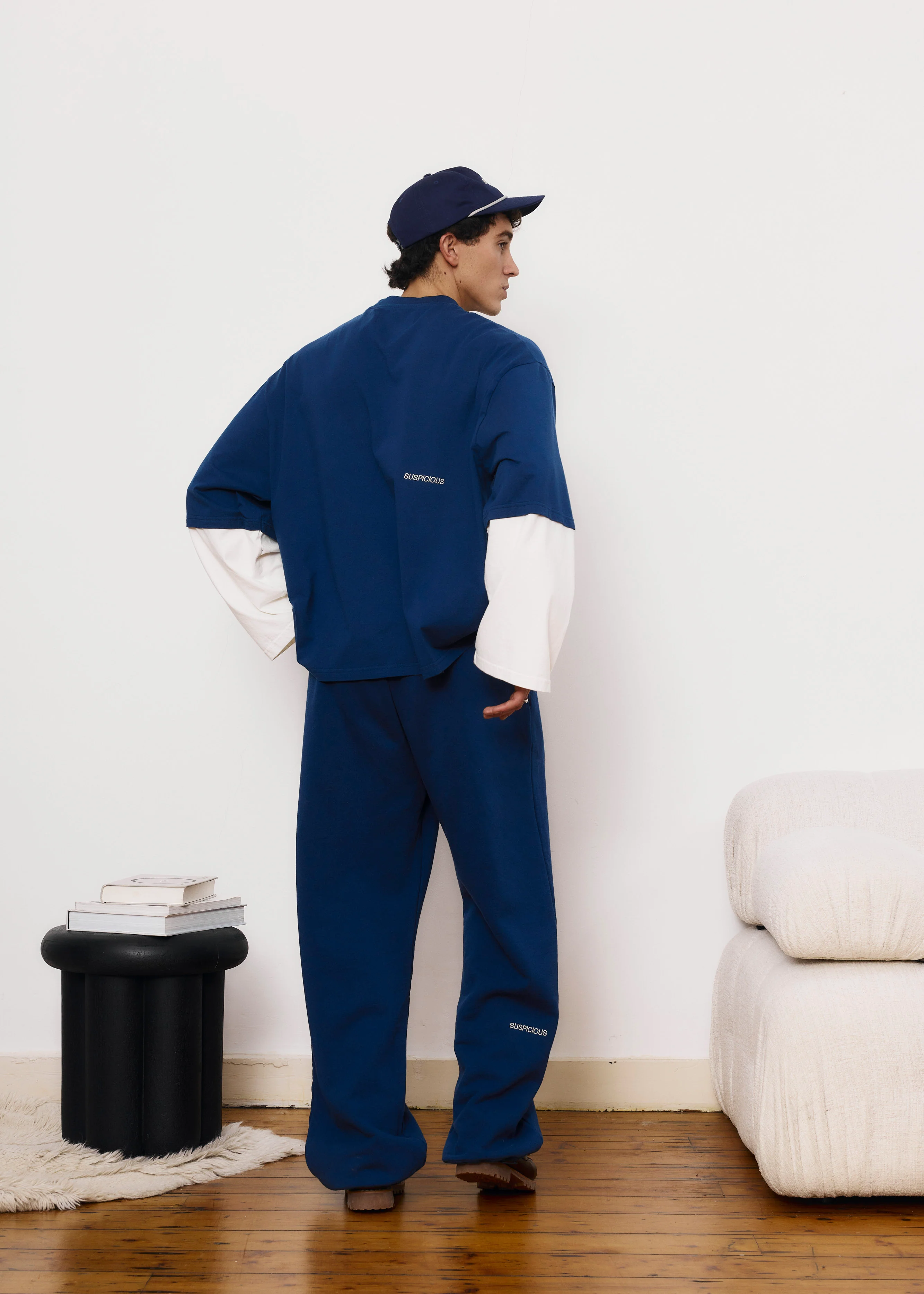 PL / The Essentials Layered Longsleeve - Navy - Image 6