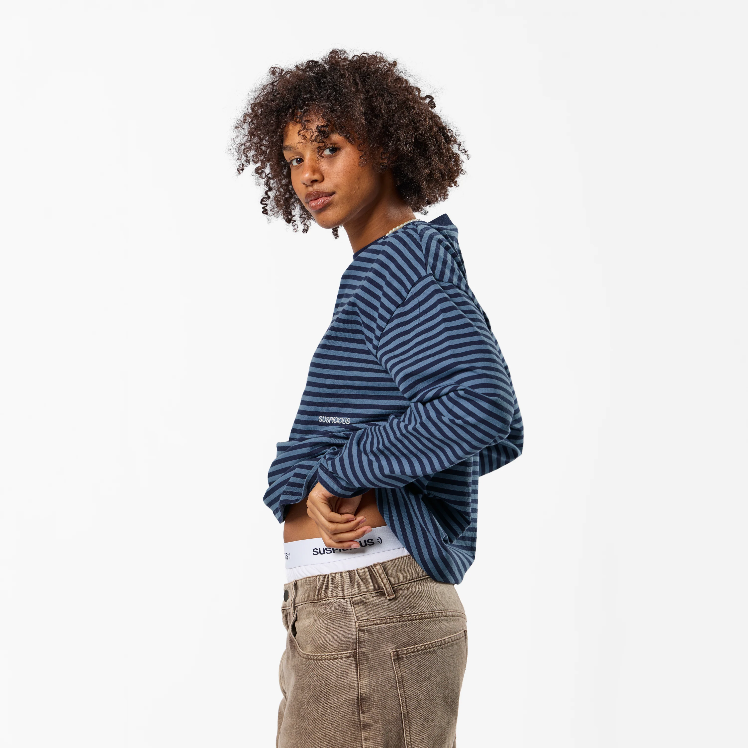 PL / The Essentials Striped Longsleeve - Nightfall Tone - Image 8