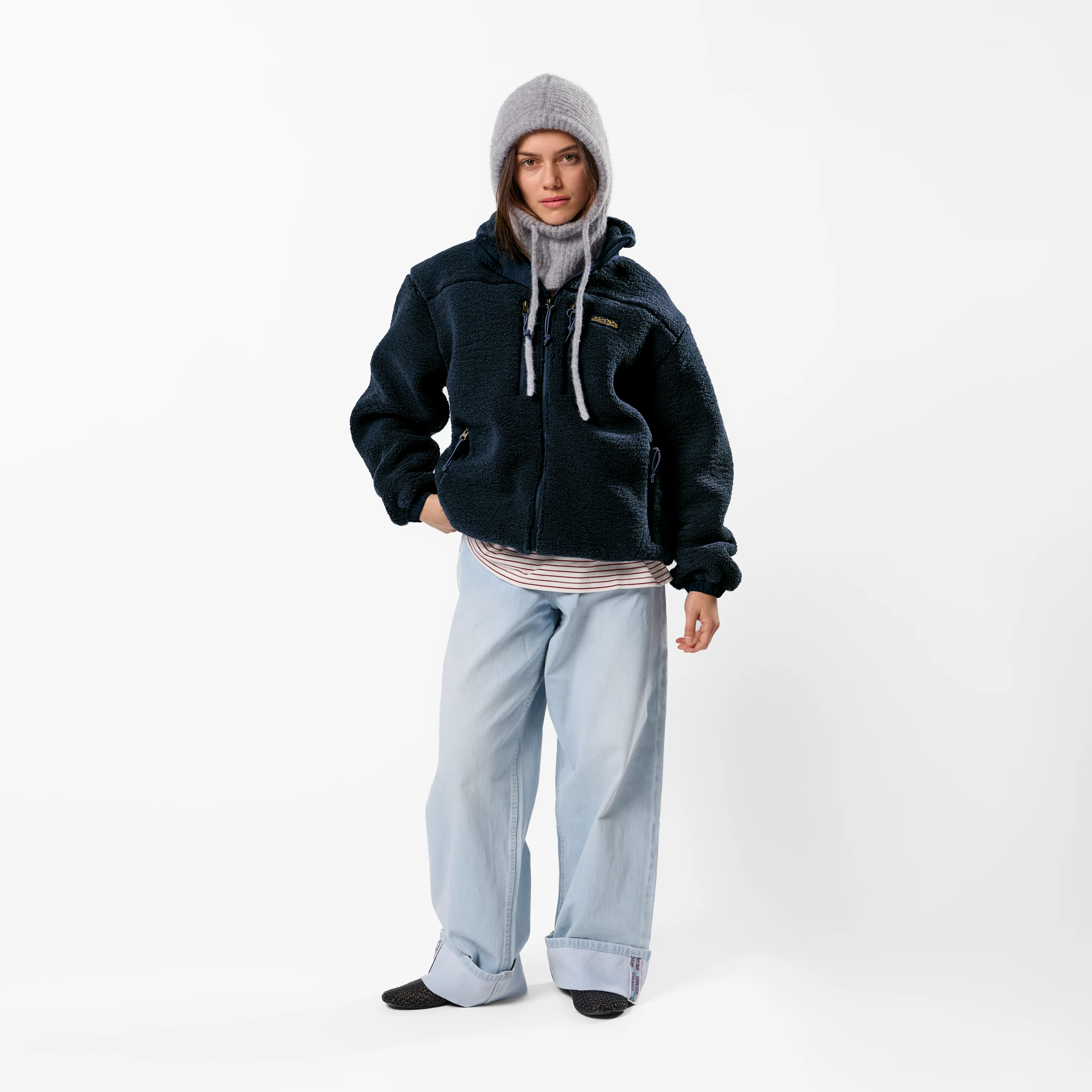 PL / The Landscape Sherpa Jacket - Navy - Image 7