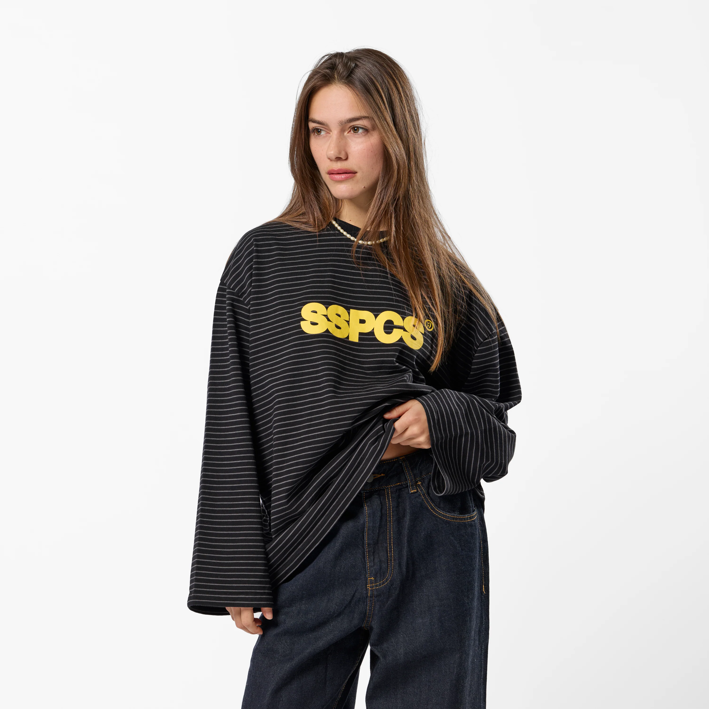 PL / The SSPCS Striped Longsleeve - Black Yellow - Image 6