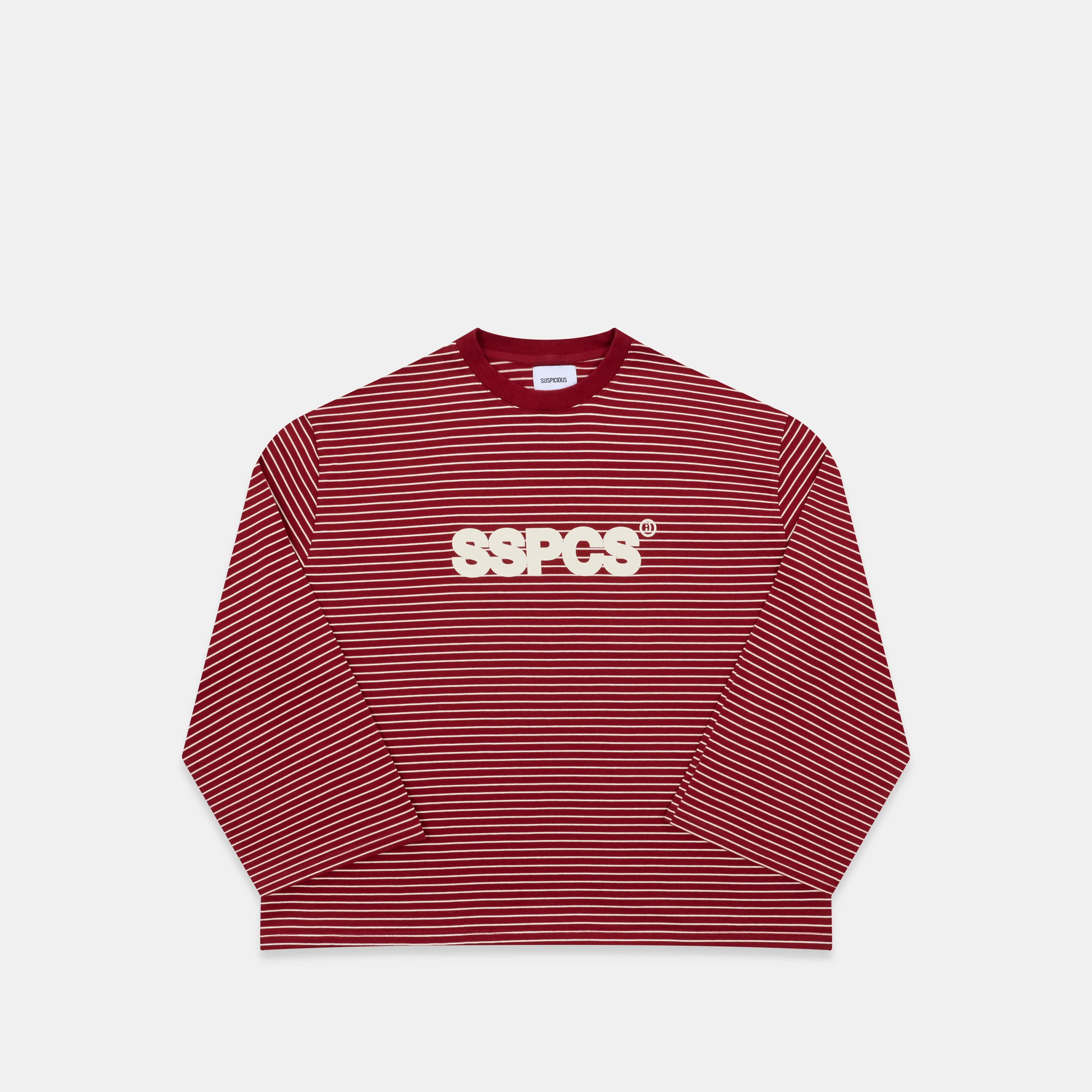 PL / The SSPCS Striped Longsleeve - Dark Red