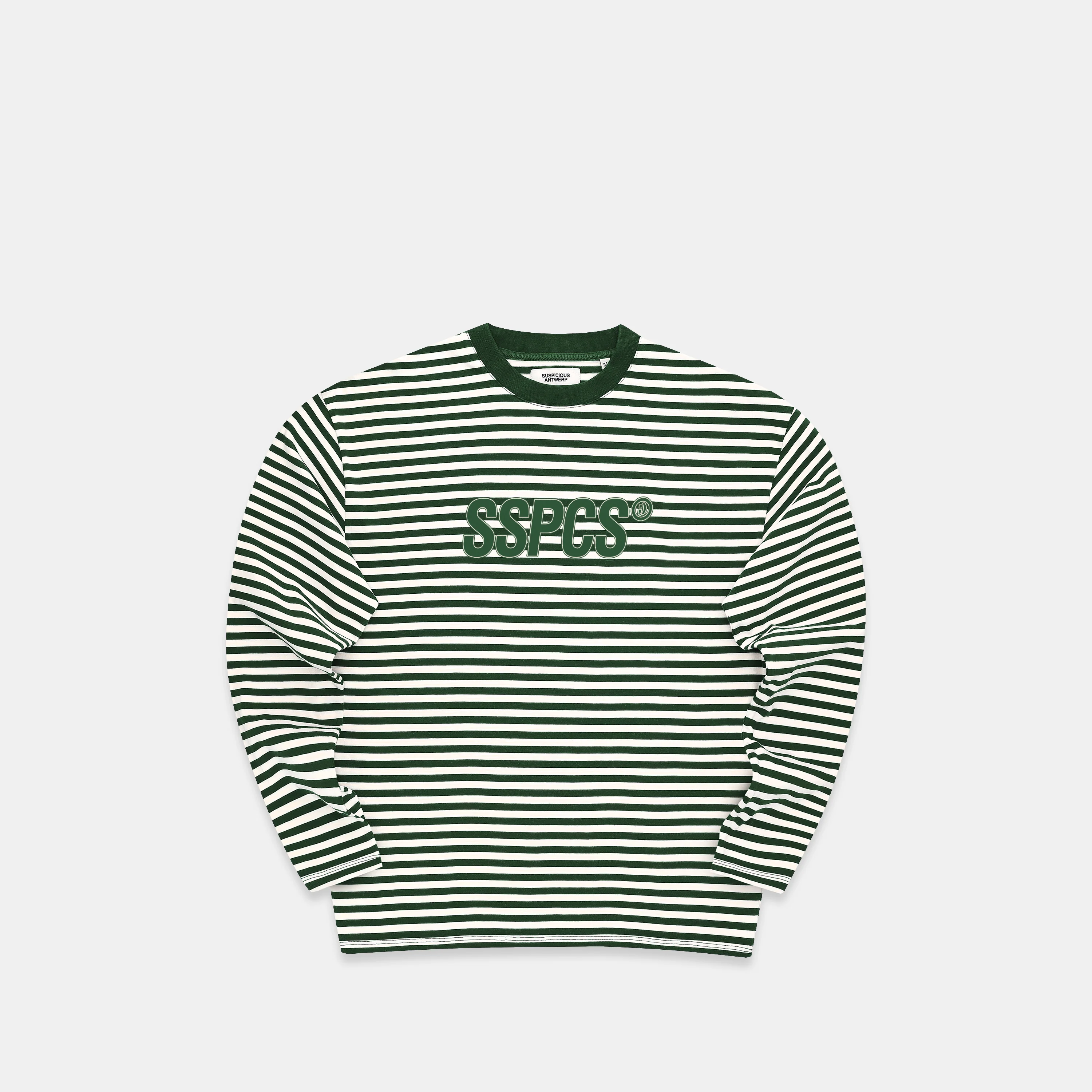 PL / The SSPCS Striped Longsleeve - Forest Green