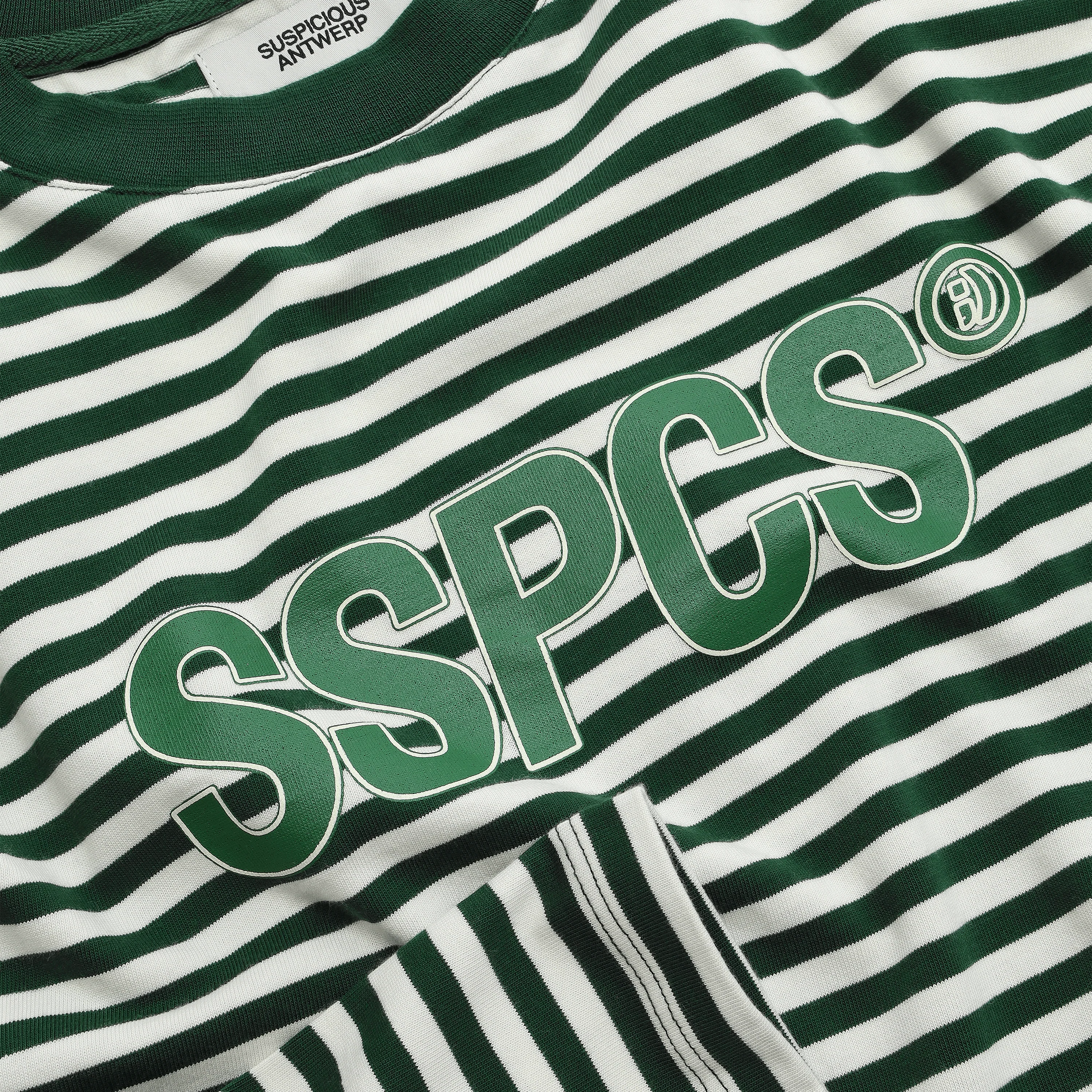 PL / The SSPCS Striped Longsleeve - Forest Green - Image 5