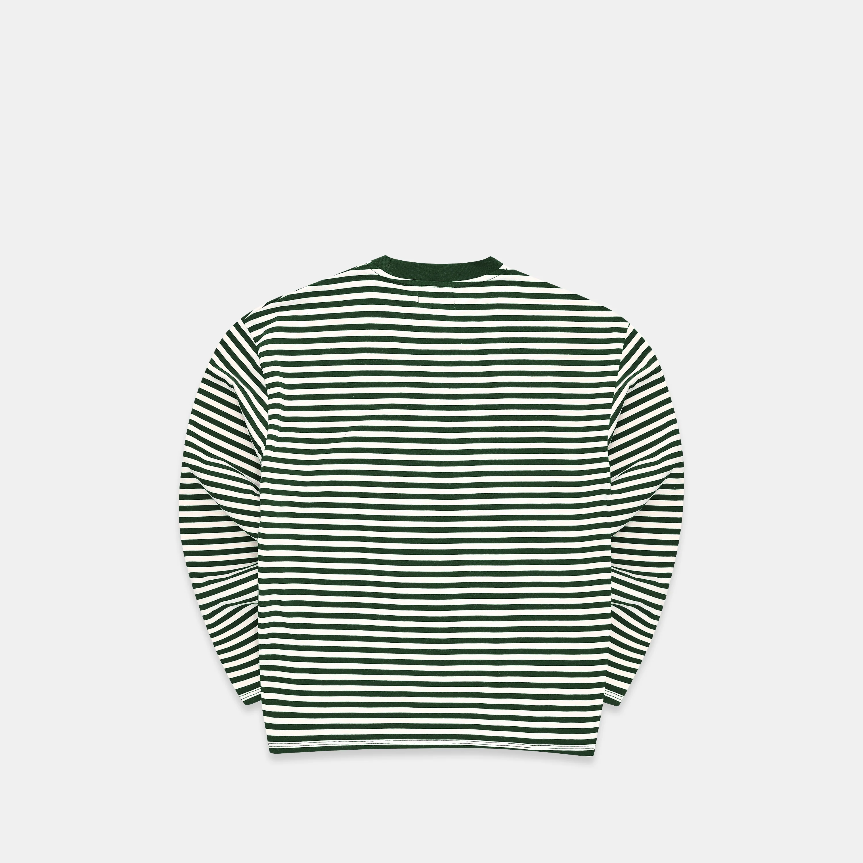 PL / The SSPCS Striped Longsleeve - Forest Green - Image 9