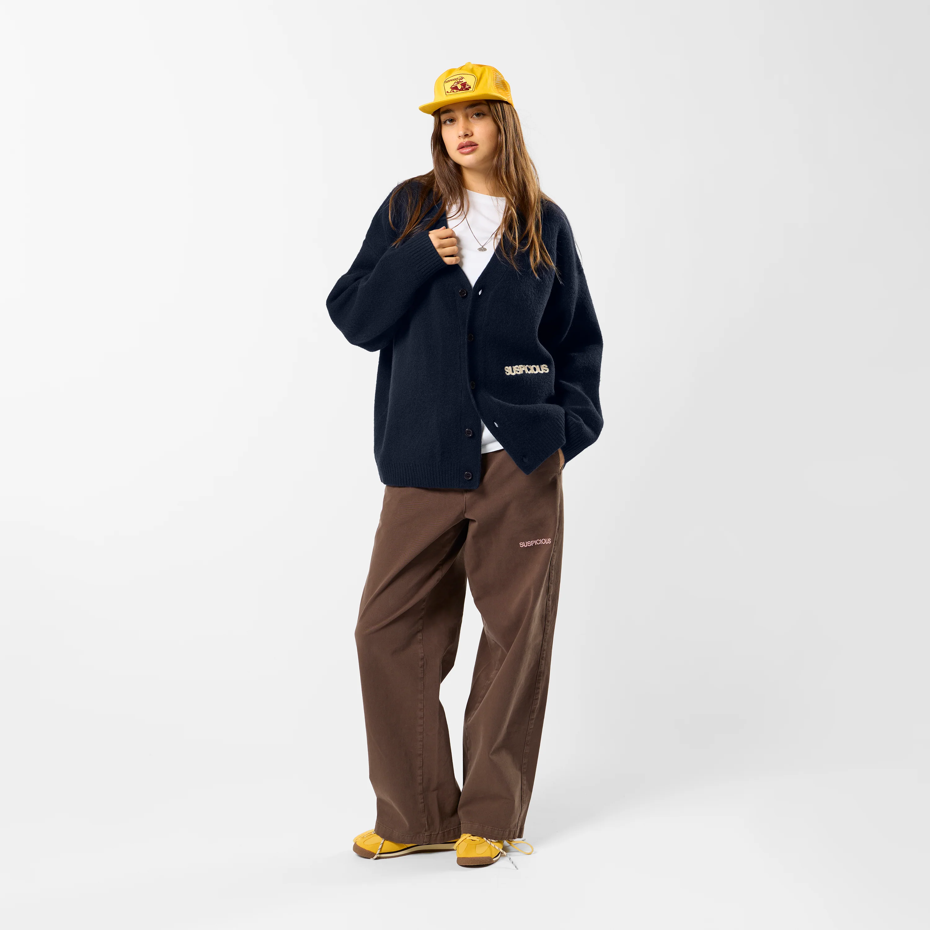 Polkaline / Essentials Knitted Cardigan - Nightfall - Image 6