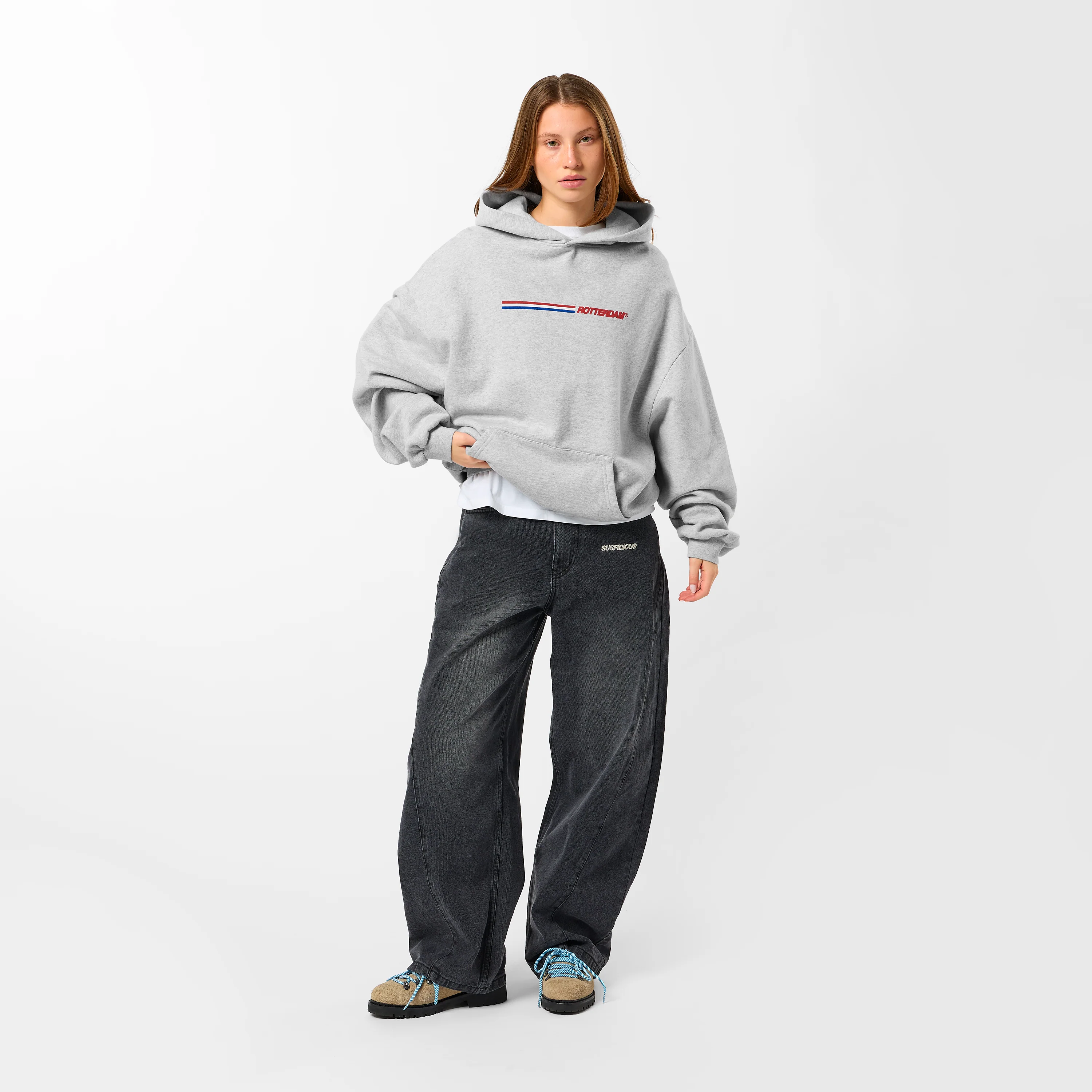 RDA / Rotterdam Exclusive Hoodie - Ash - Image 3