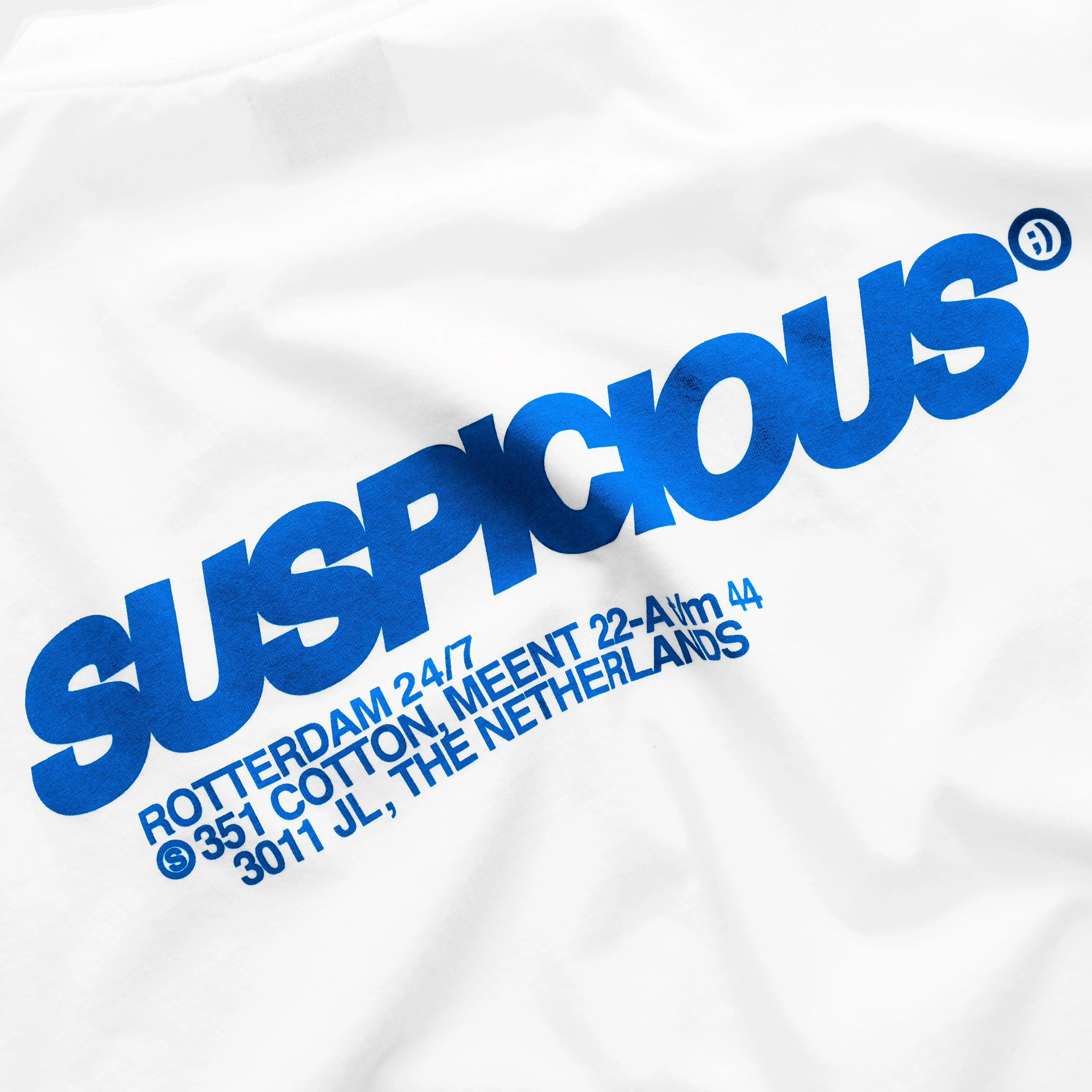 RDA / Rotterdam Exclusive Tee - White & Big Blue - Image 4