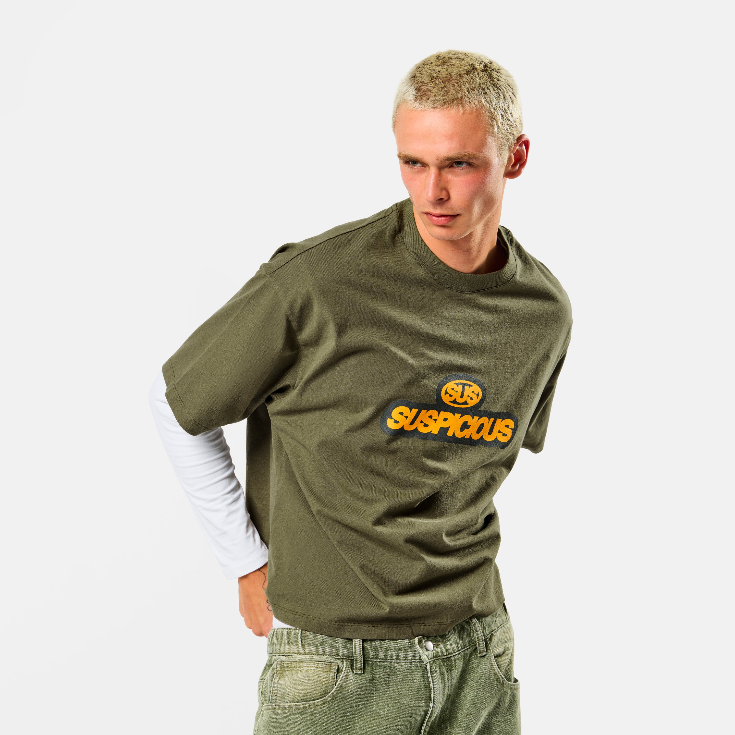 Softground / Signature Stamp Tee - Dark Armory - Image 8