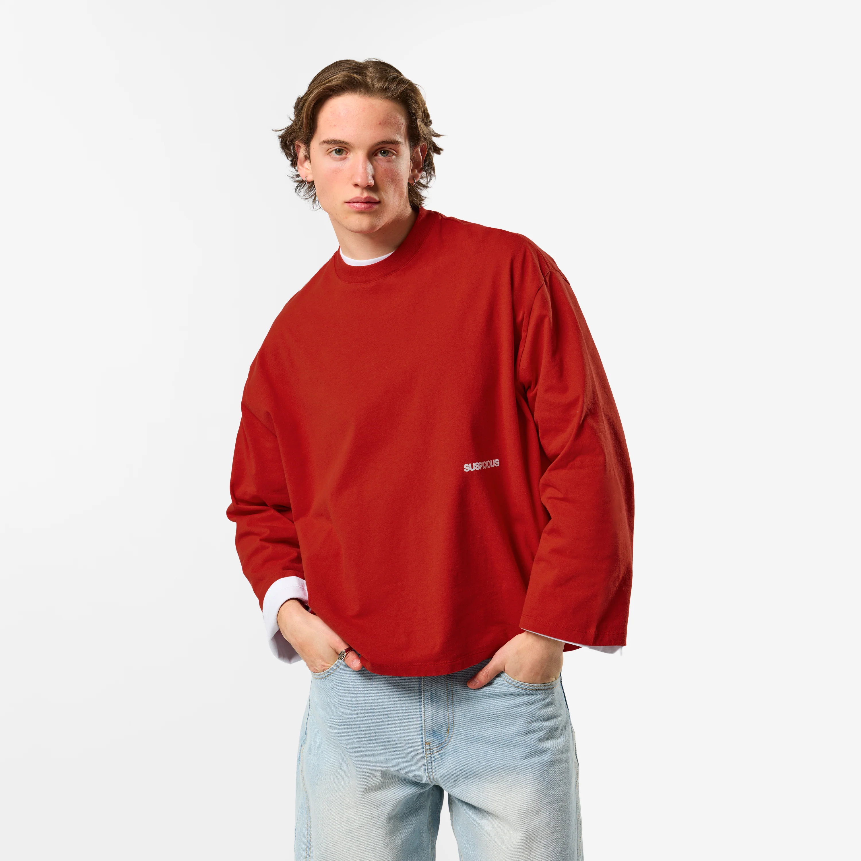 Spring 1 / S2026 Longlseeve - Ruby Red - Image 6