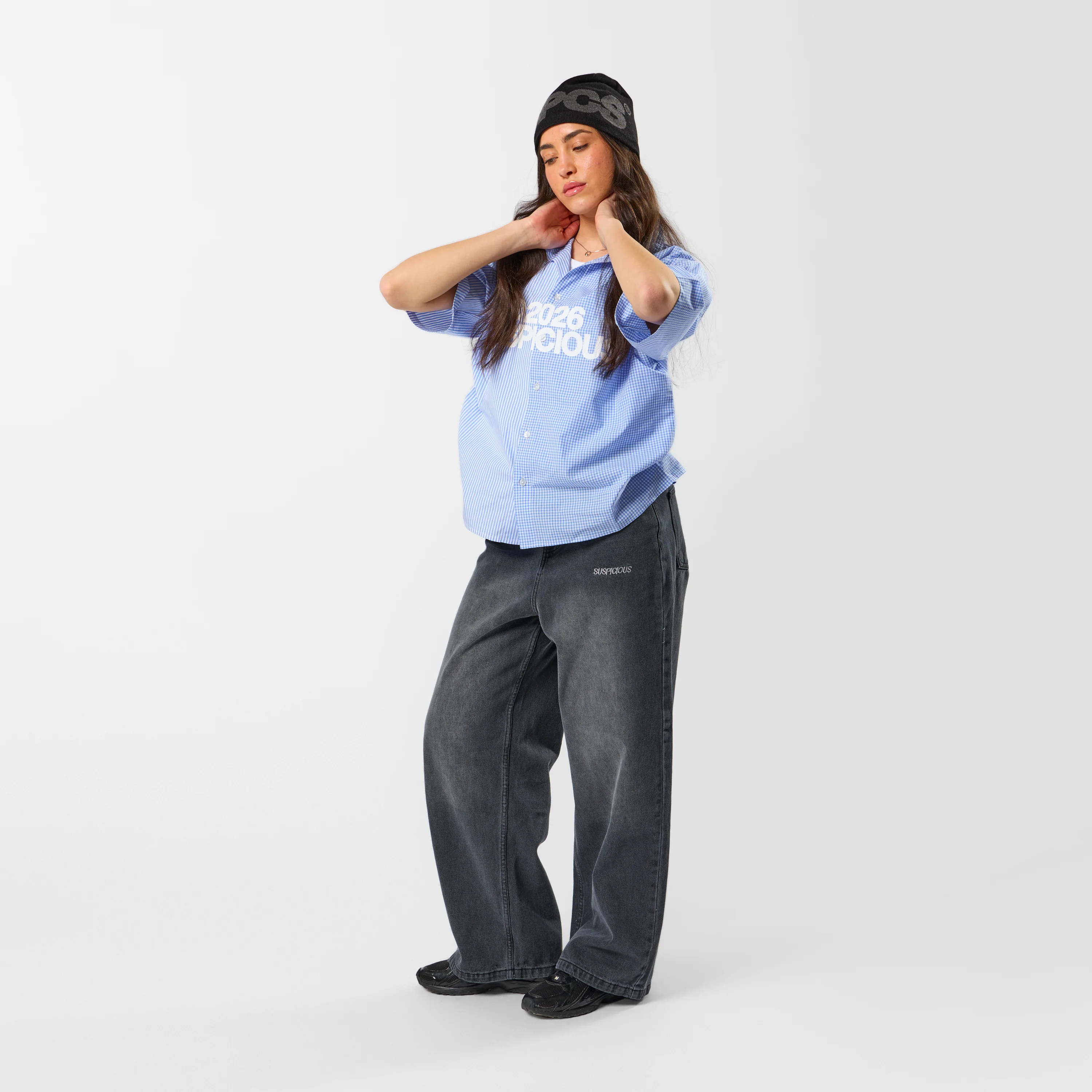 Spring 1 / S2026 Split Shortsleeve Shirt - Light Blue - Image 3