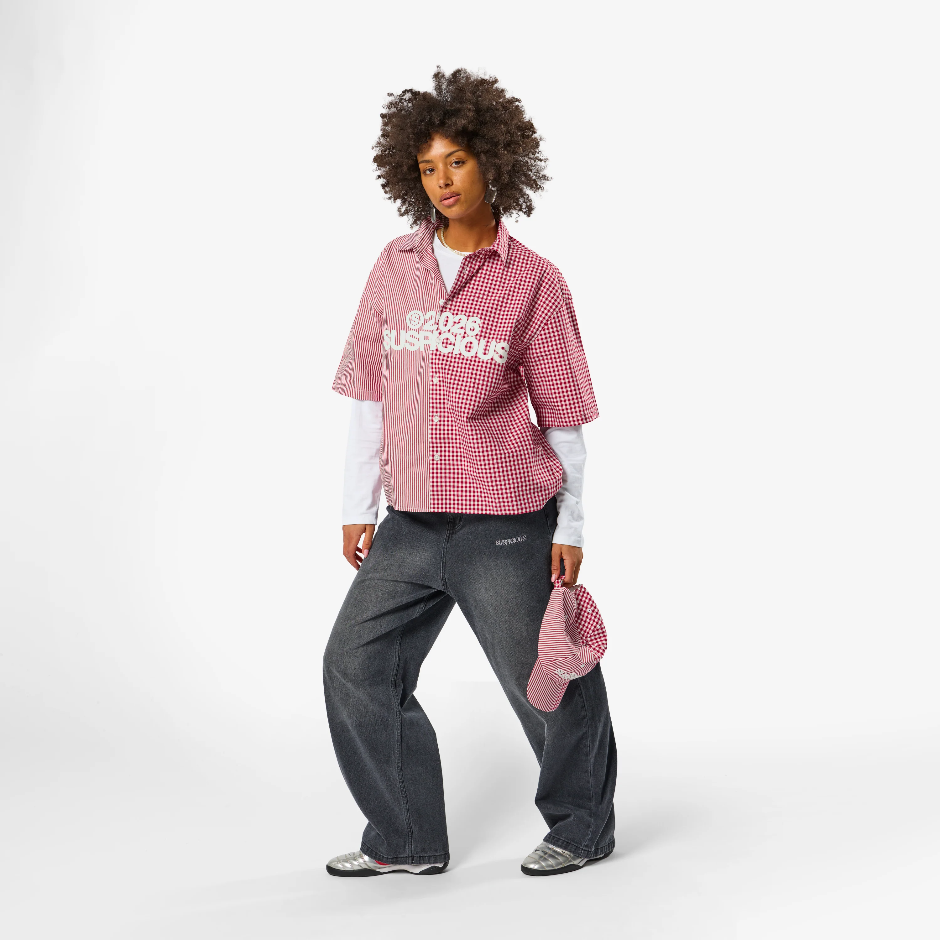 Spring 1 / S2026 Split Shortsleeve Shirt - Ruby - Image 3