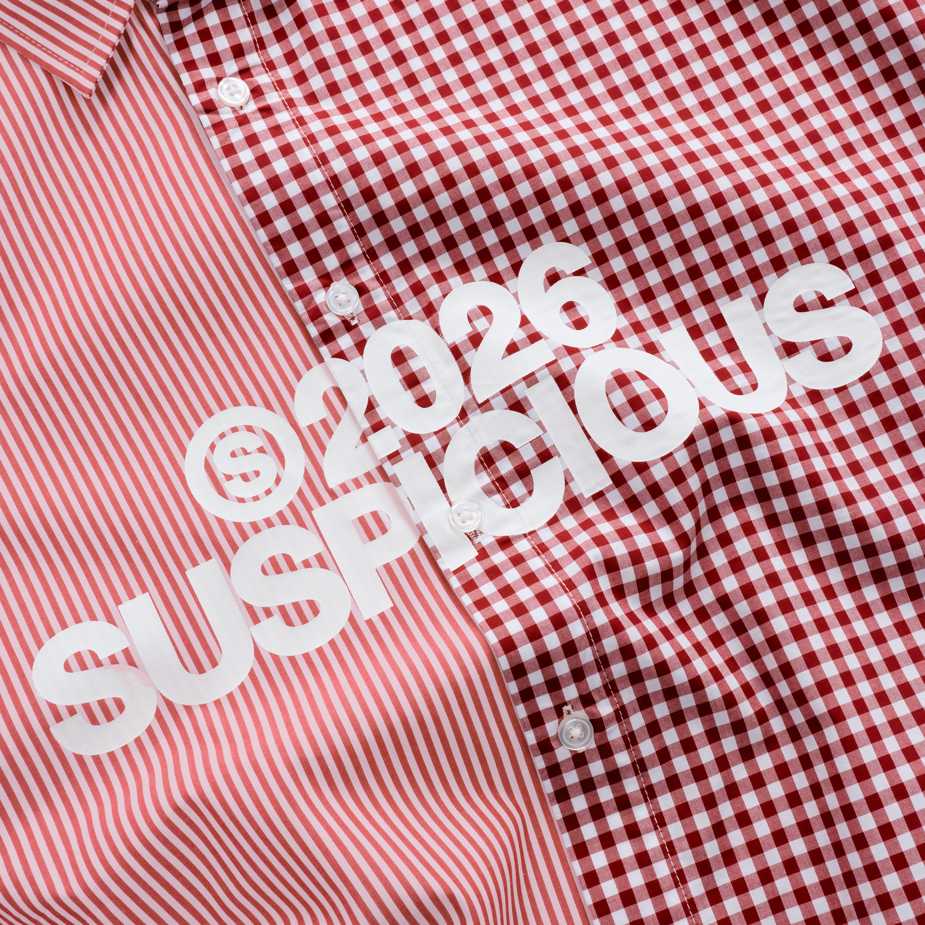 Spring 1 / S2026 Split Shortsleeve Shirt - Ruby - Image 4