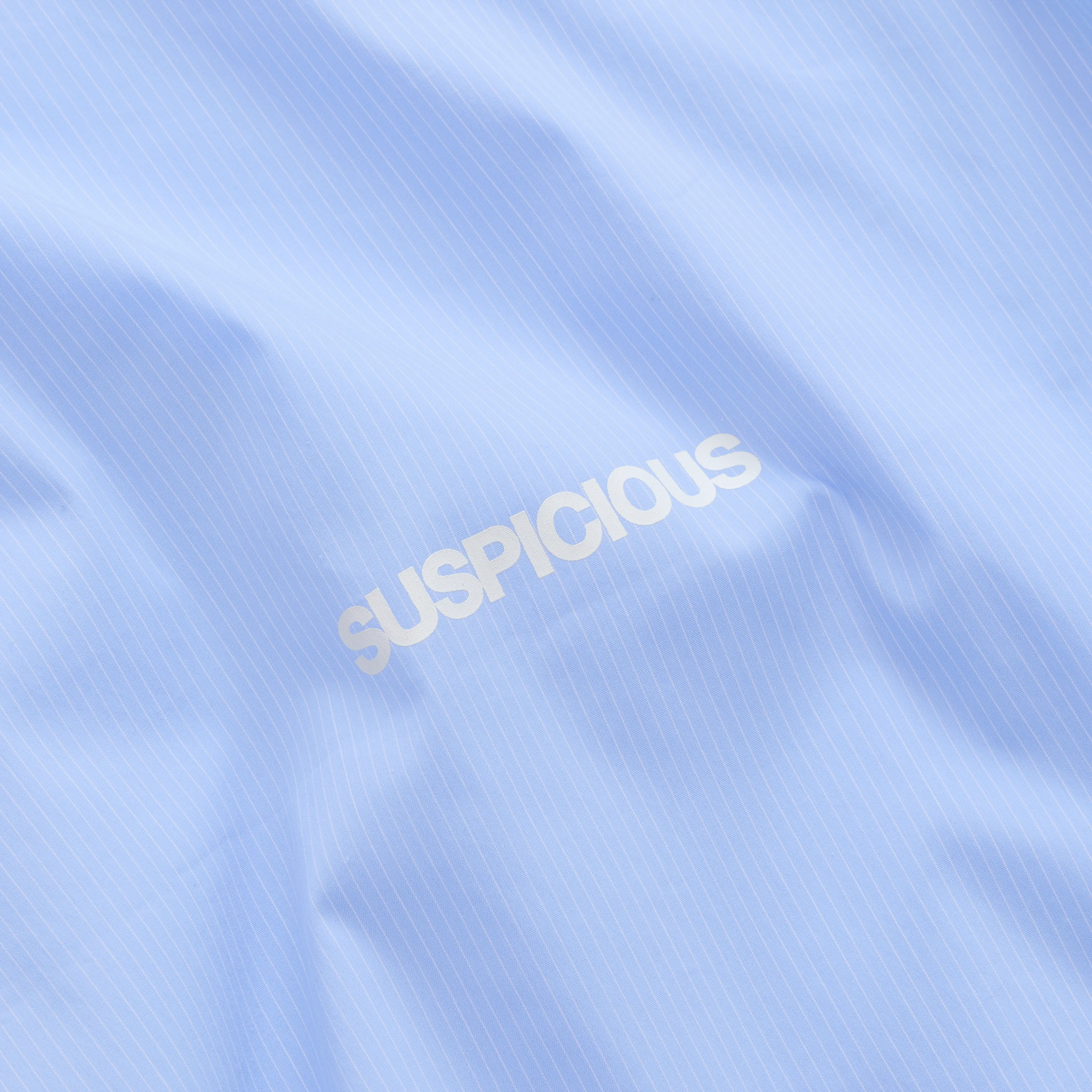 Spring 1 / S2026 Striped Shortsleeve Shirt - Light Blue - Image 7
