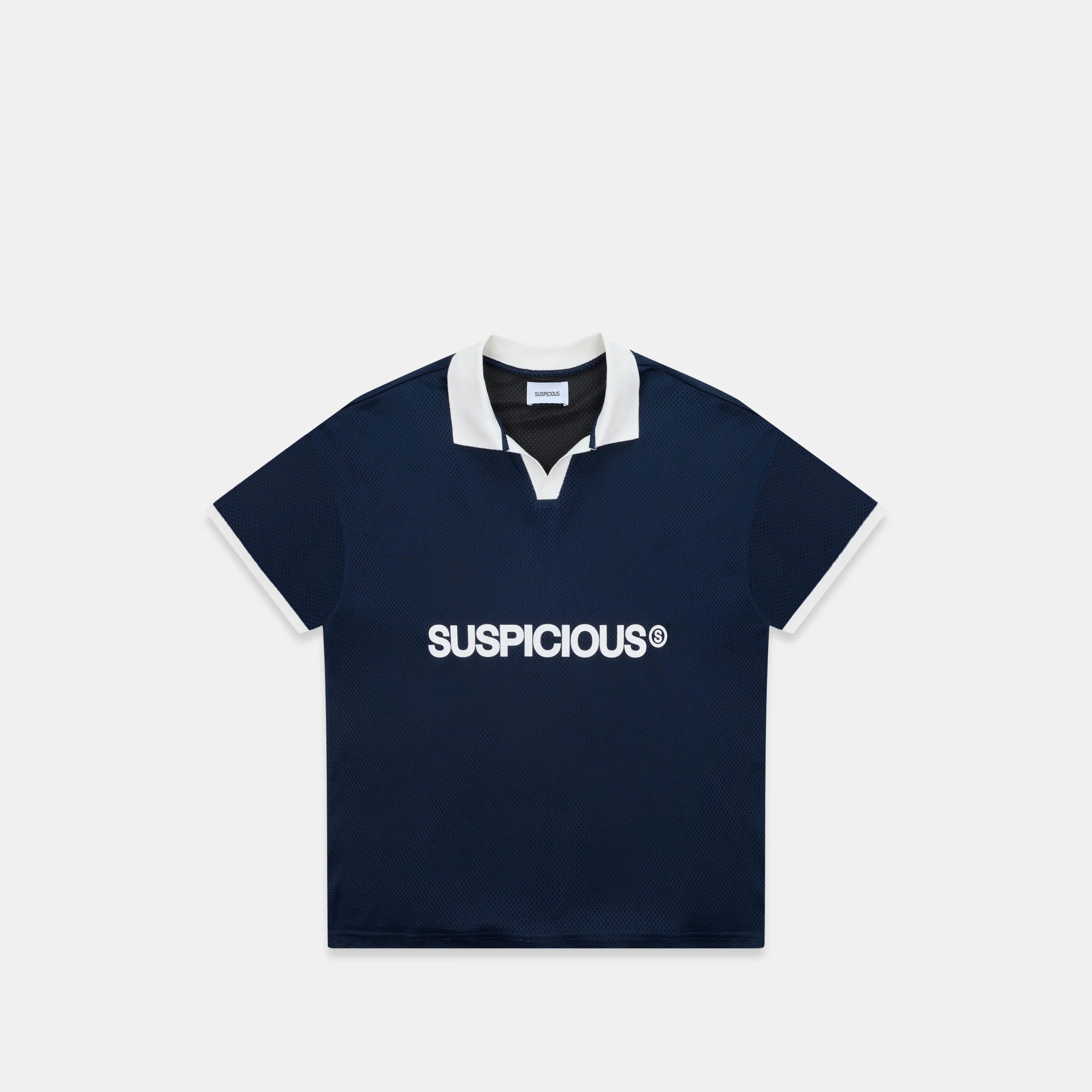 Spring 1 / Suspicious Mesh Football Top - Nightfall