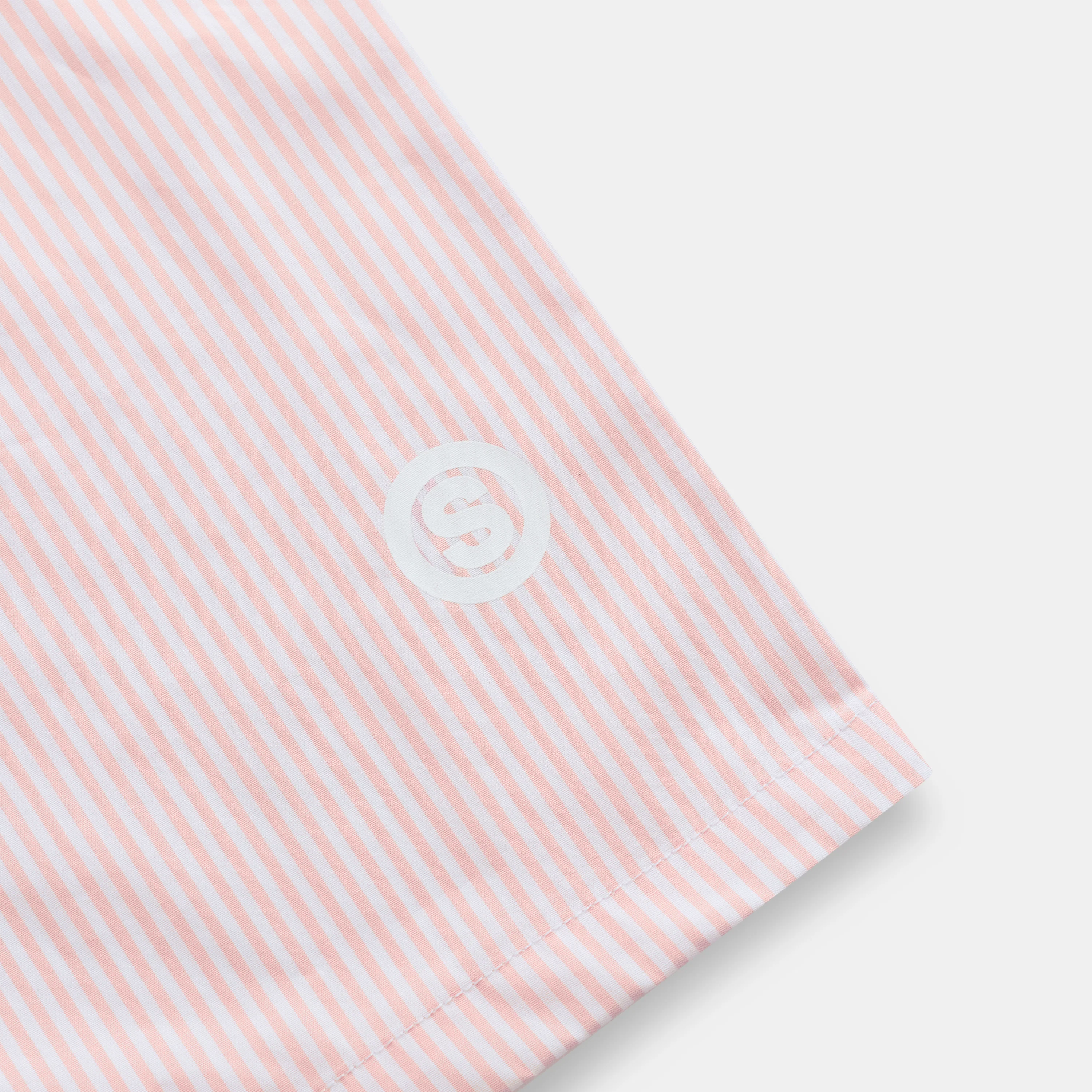 Spring 1 / Suspicious Striped Cotton Pants - Pink - Image 5