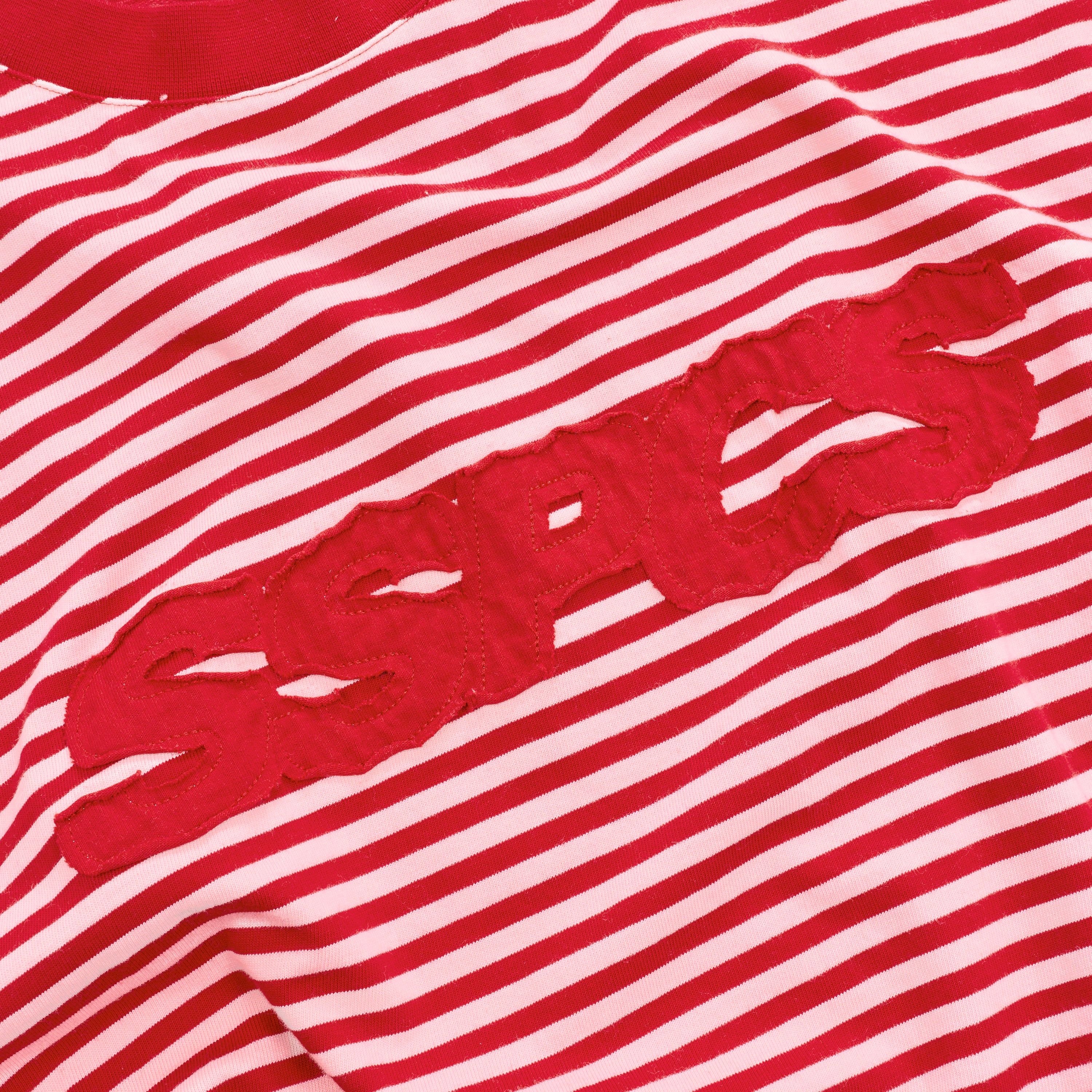 Summer Stripes / SSPCS Applique Striped Longsleeve - Red - Image 5