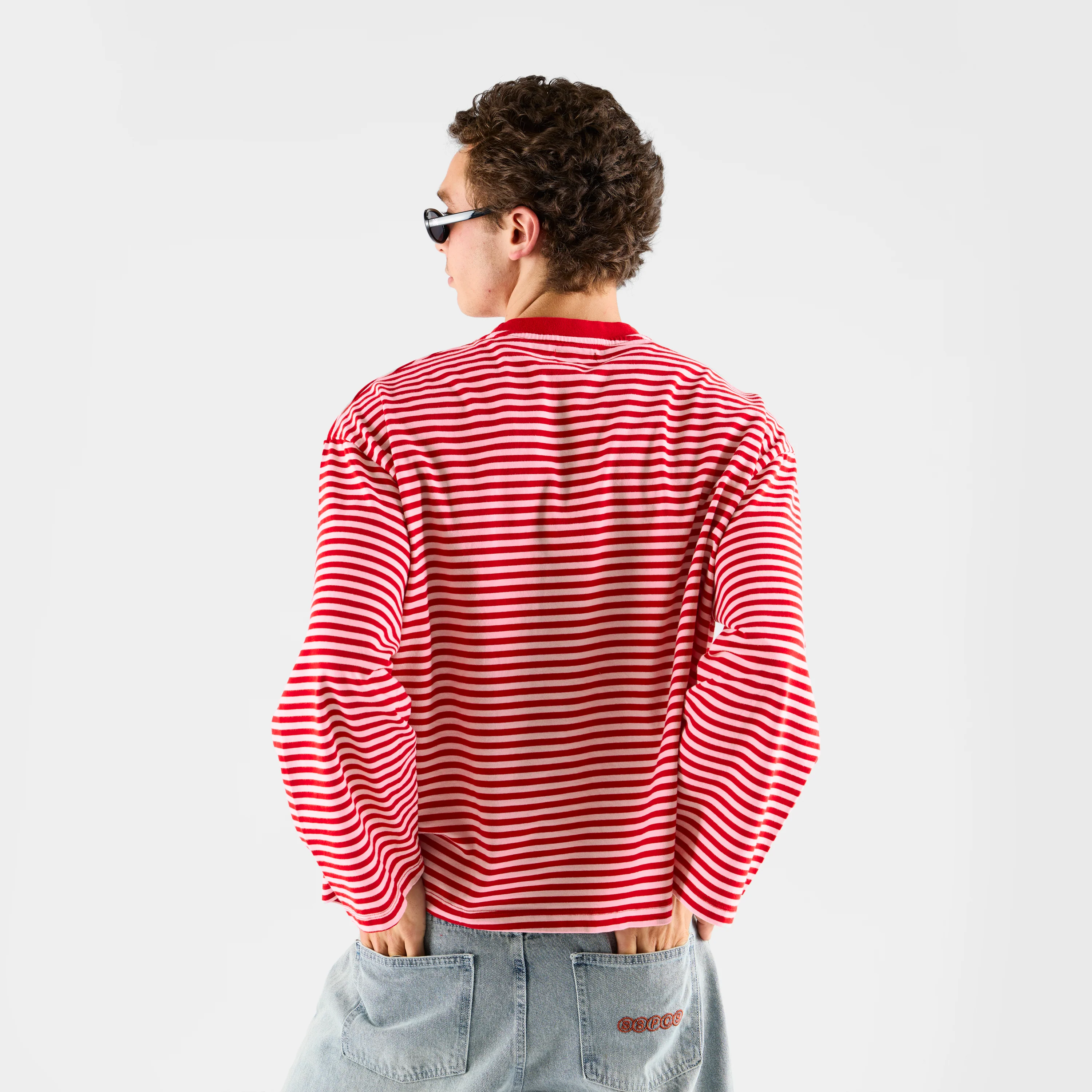 Summer Stripes / SSPCS Applique Striped Longsleeve - Red - Image 6