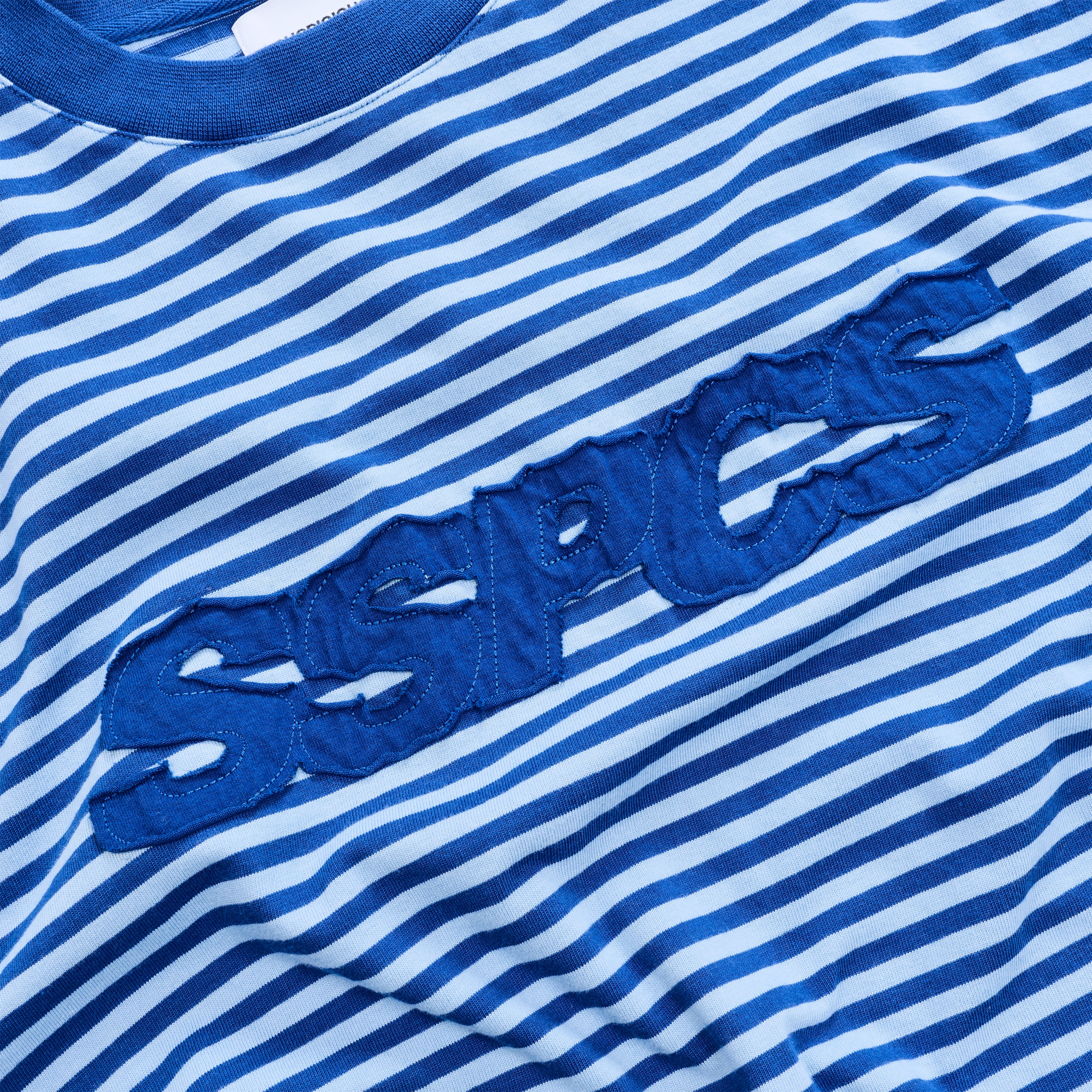 Summer Stripes / SSPCS Applique Striped Tee - Blue - Image 5