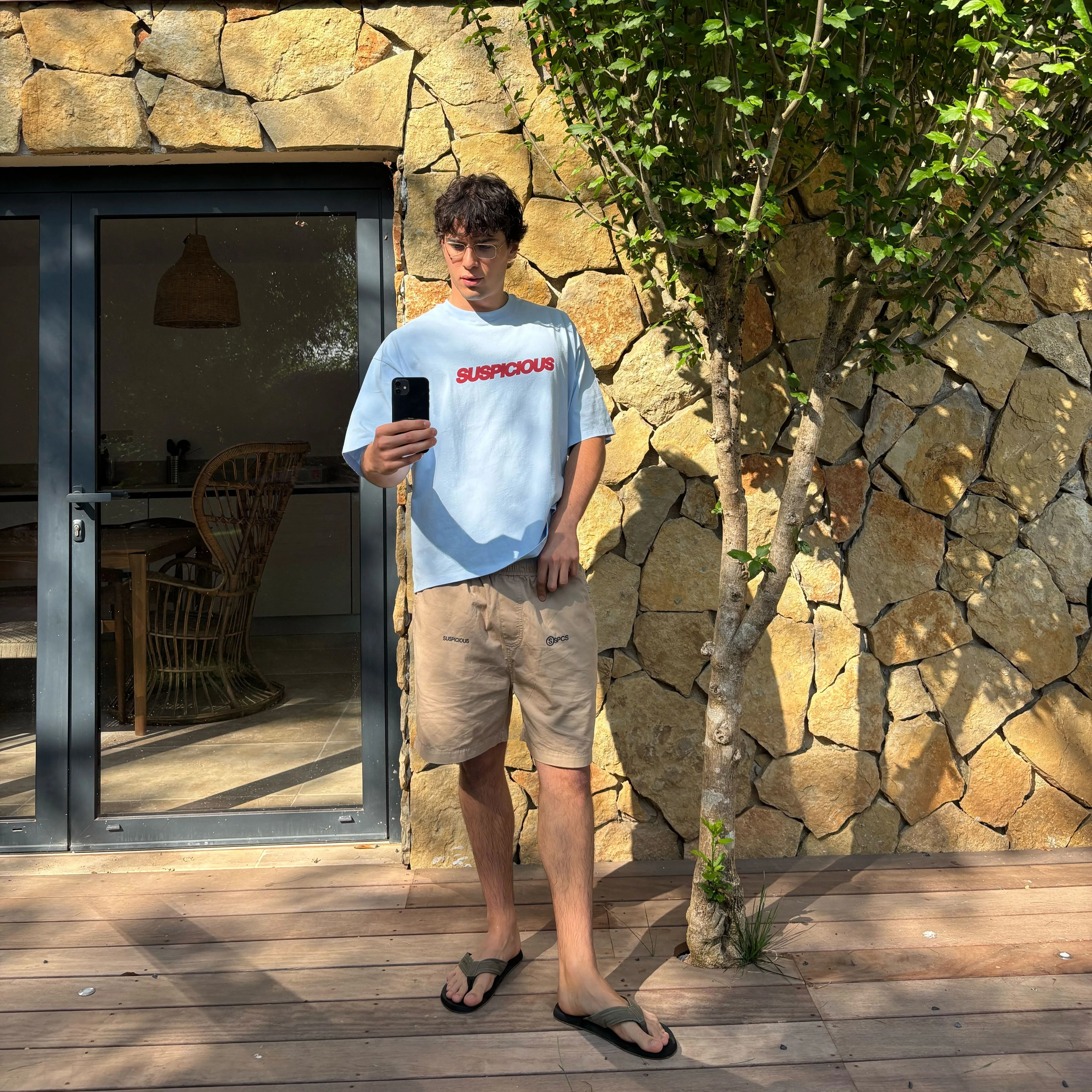 Summer / The Triple Twill Shorts - Natural - Image 7