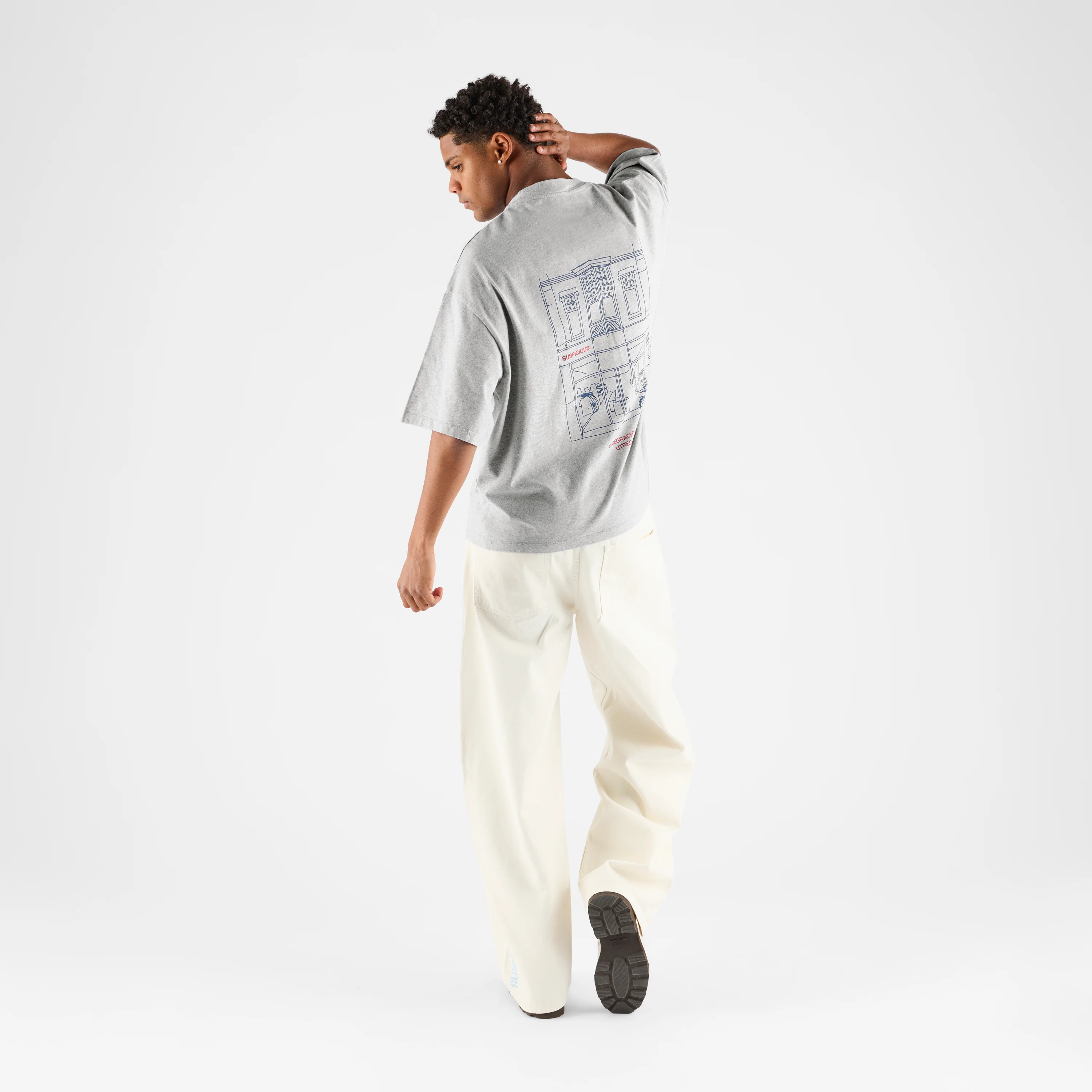 UTR Exclusive / The UTR Store Tee - Neutral Heather - Image 4