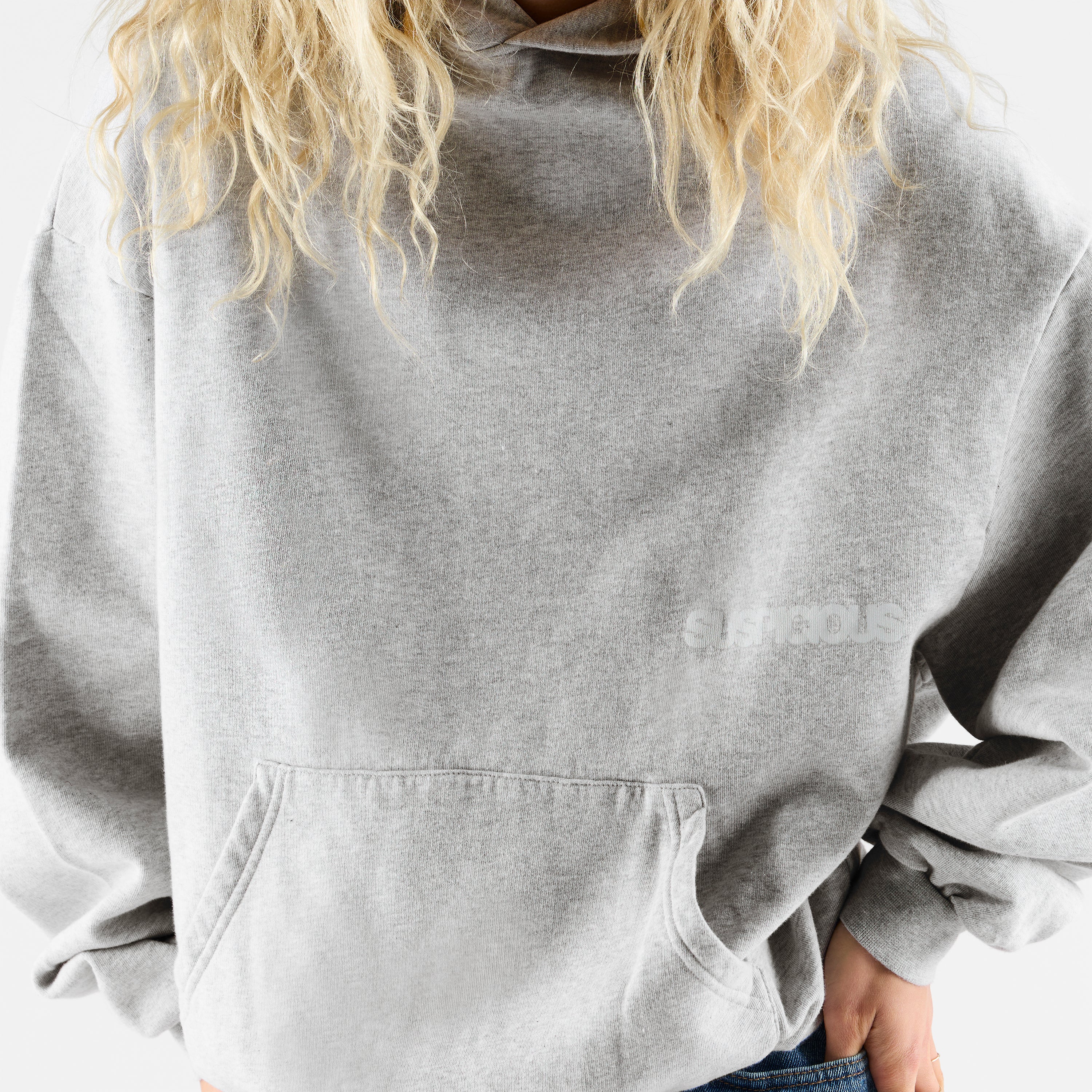 UTR Store Opening / Offline Block Party Hoodie - Neutral Heather - Image 6