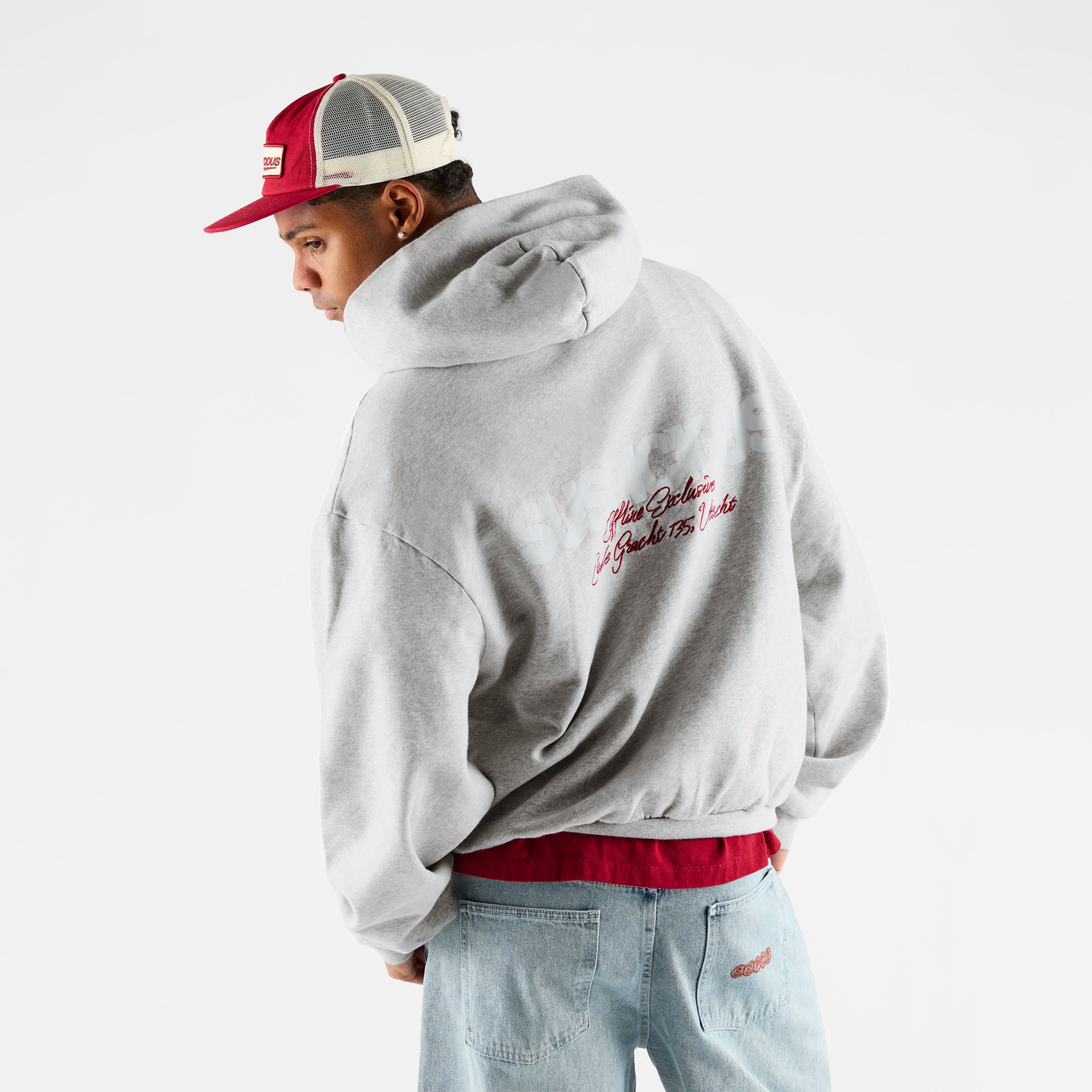 UTR Store Opening / Offline Block Party Hoodie - Neutral Heather - Image 7