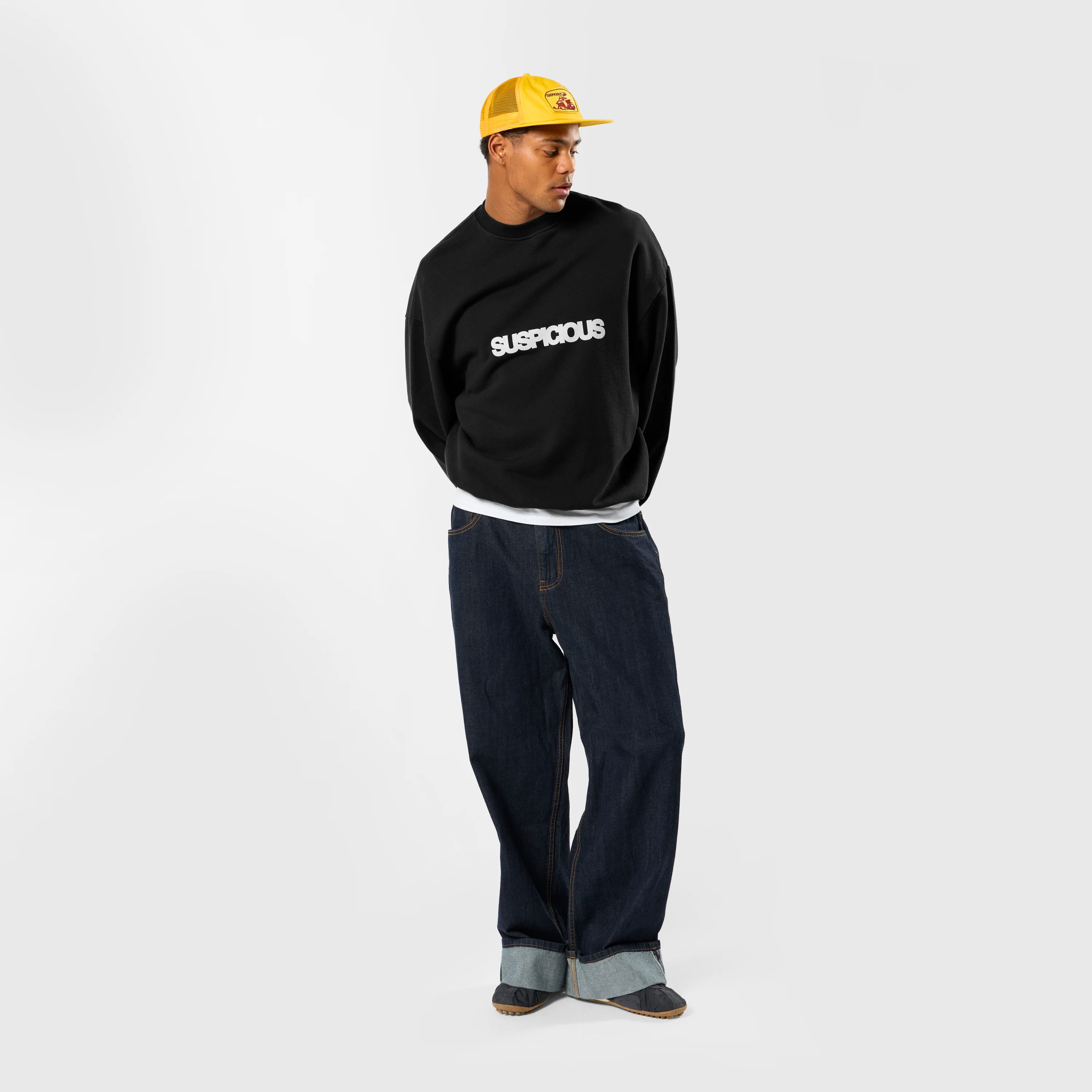 Winter 5 / Solid Crewneck - Black - Image 9