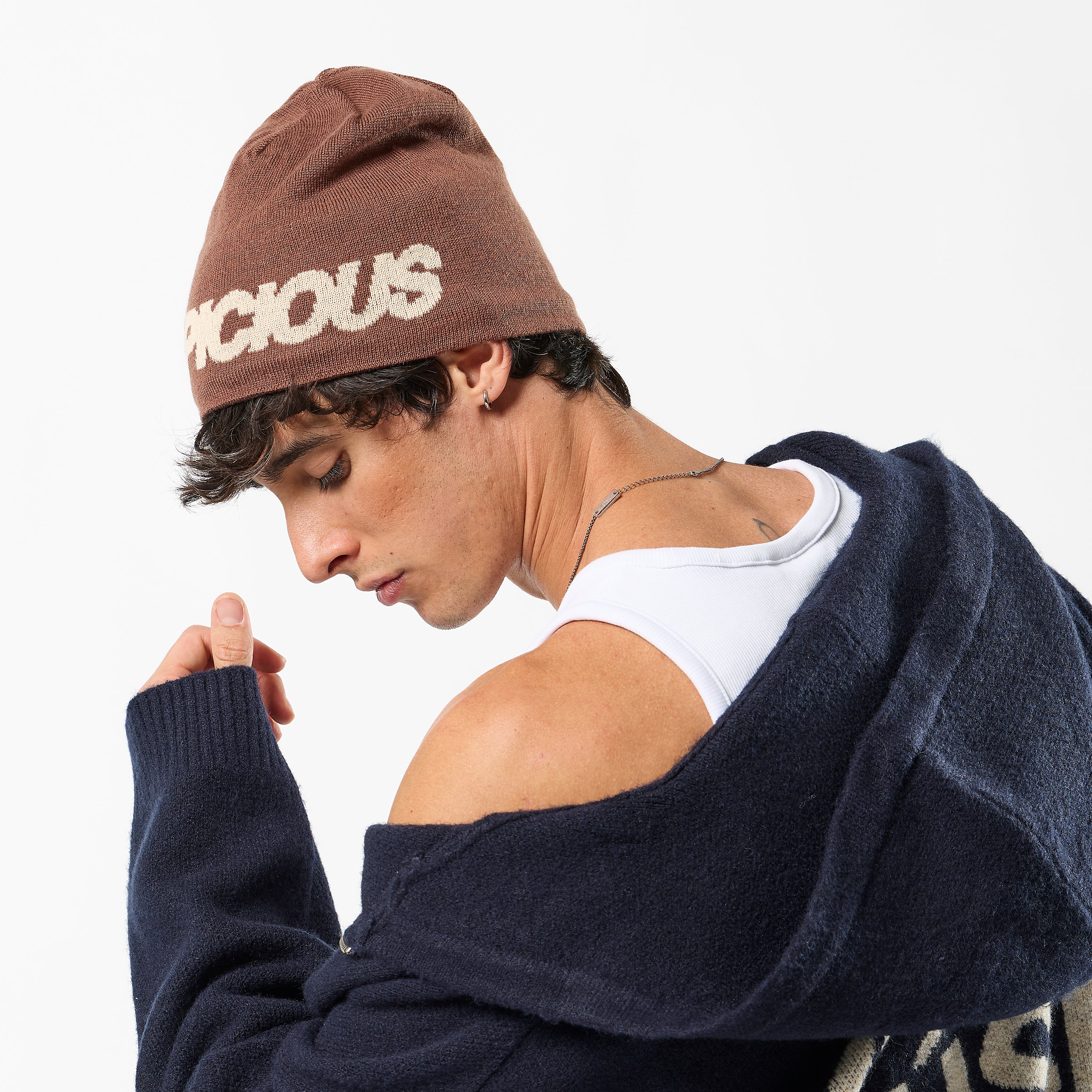 Winter1 / Suspicious Beanie - Espresso - Image 8