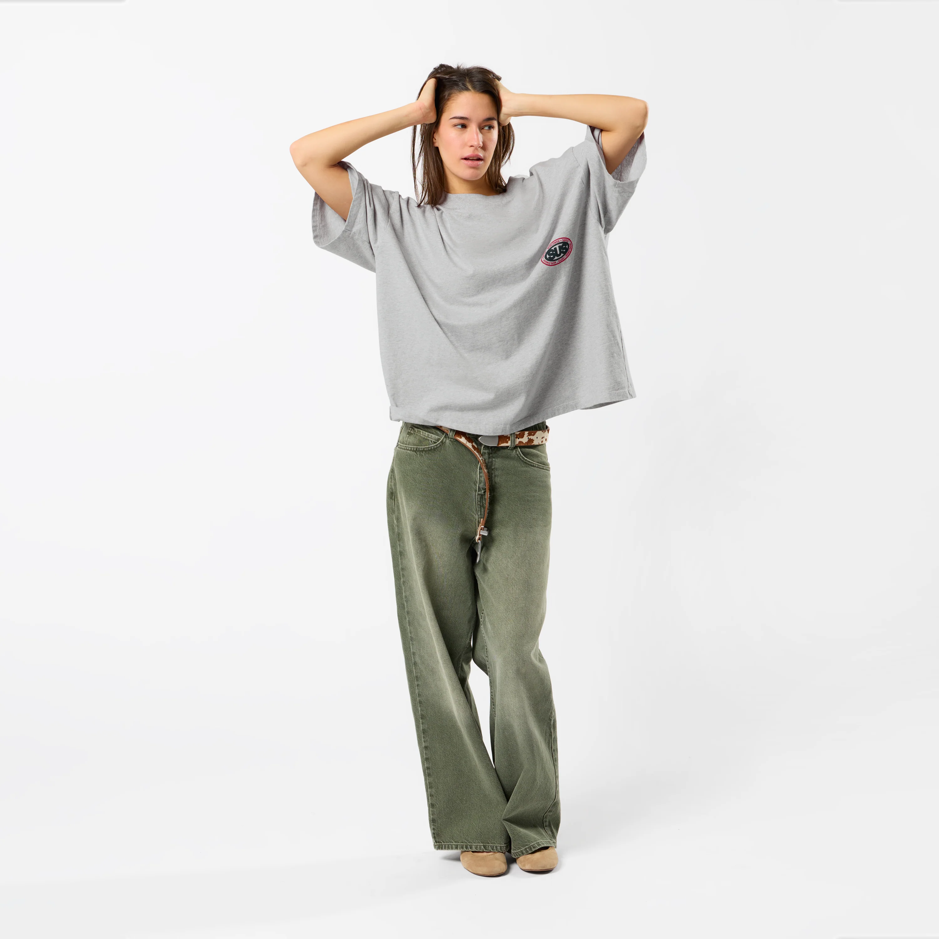 Winter4 / Global Tee - Neutral Heather - Image 3